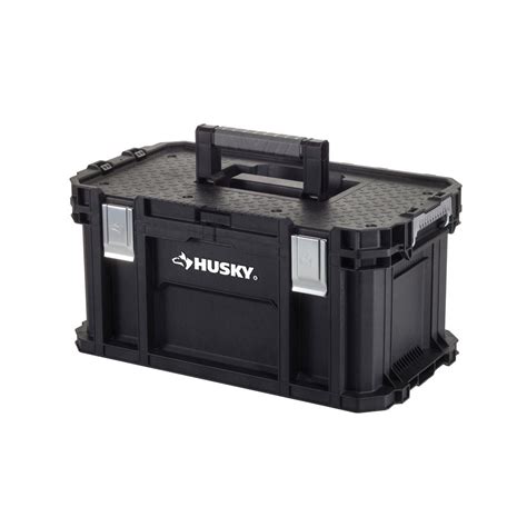 husky tool box steel|husky stackable storage tool box.